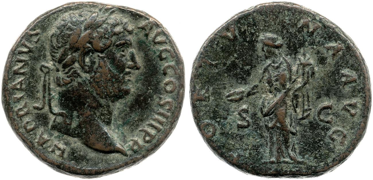 аверс RIC II, Part 3 (second edition) Hadrian 2121