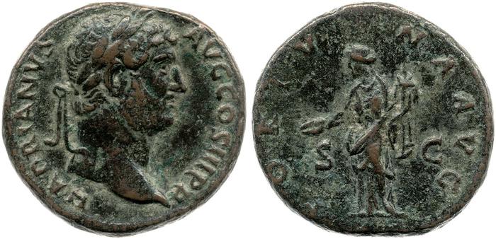реверс RIC II, Part 3 (second edition) Hadrian 2121