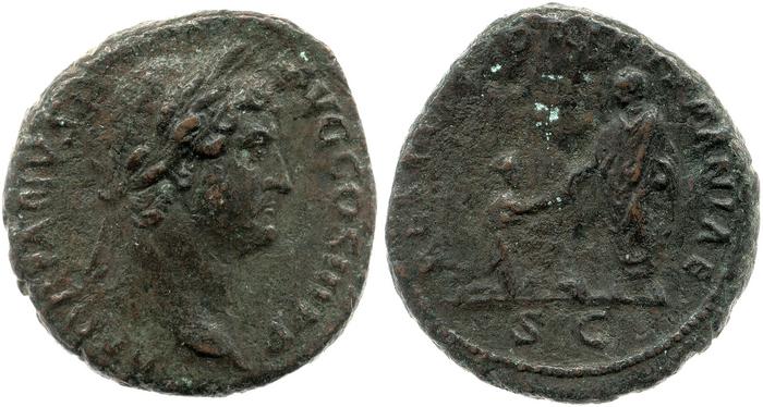 реверс RIC II, Part 3 (second edition) Hadrian 1869