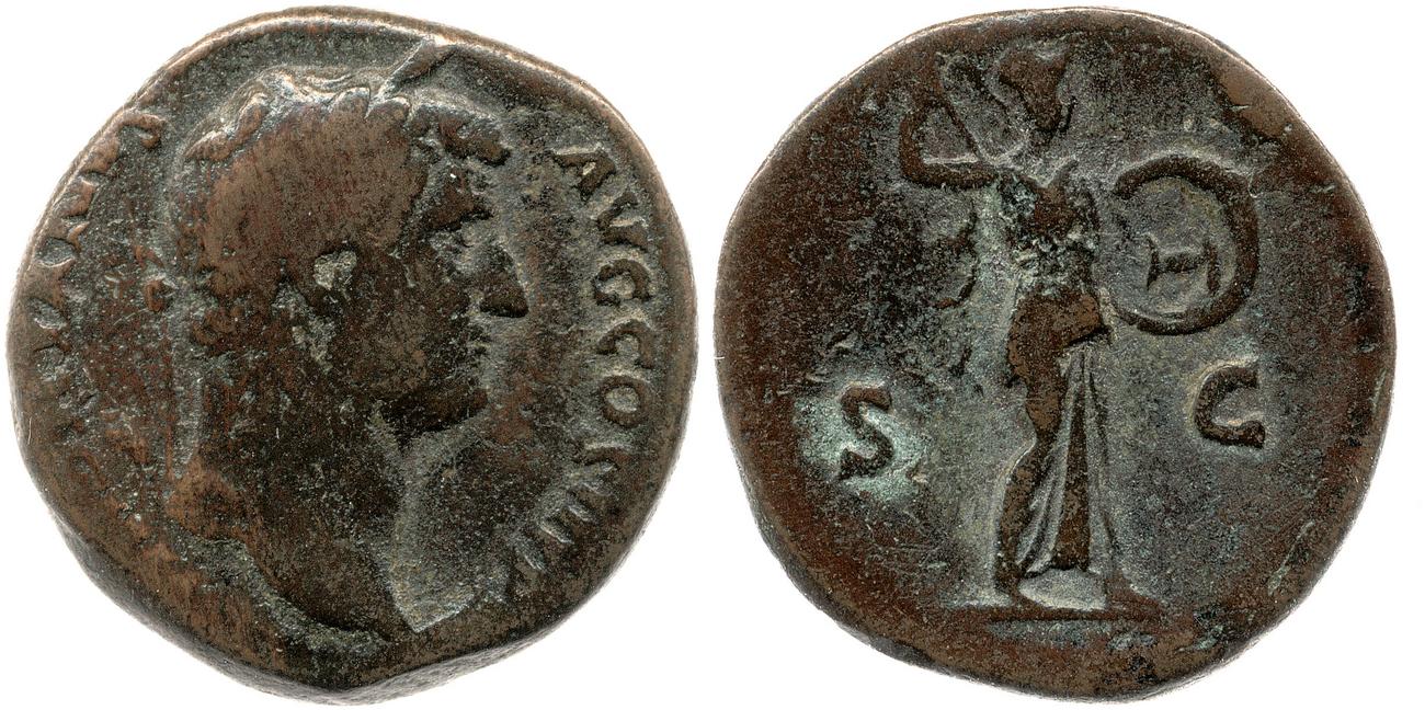 obverse RIC II, Part 3 (second edition) Hadrian 2285