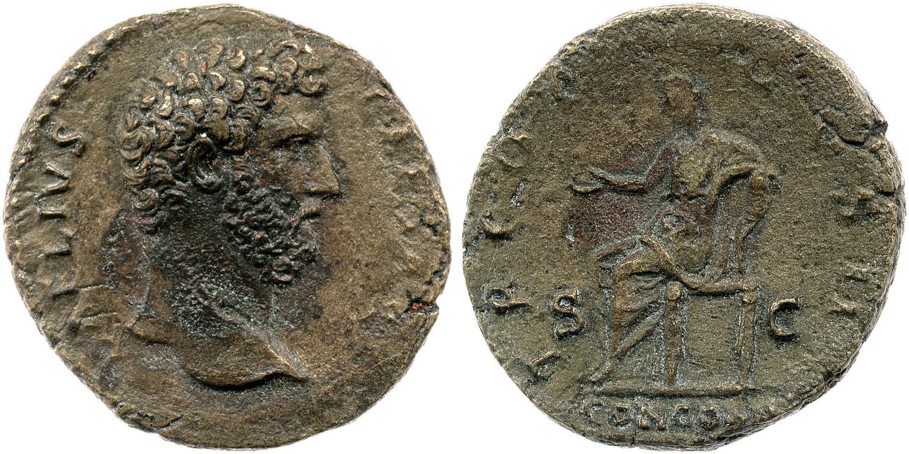 obverse RIC II, Part 3 (second edition) Hadrian 2653