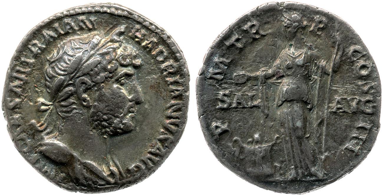 obverse RIC II, Part 3 (second edition) Hadrian 564