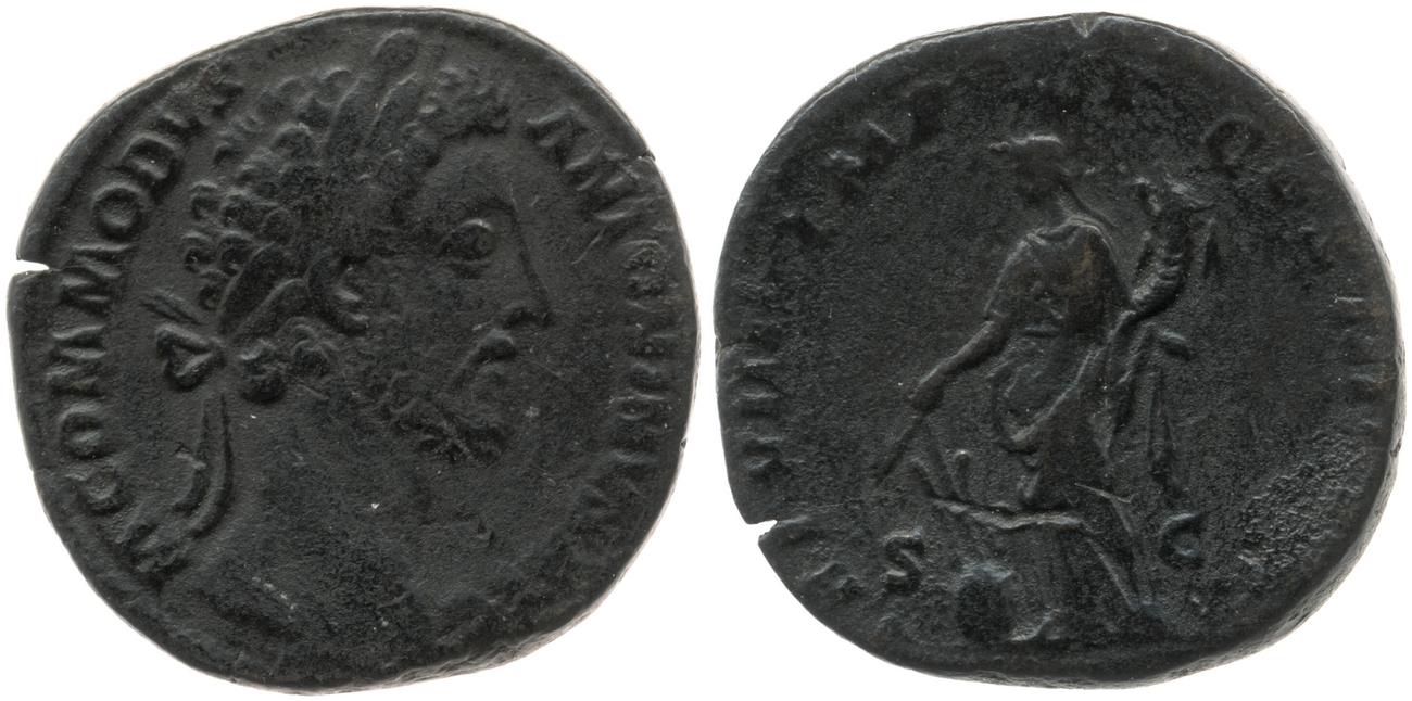 аверс RIC III Commodus 372