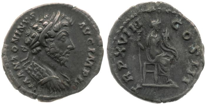 реверс RIC III Marcus Aurelius 113A