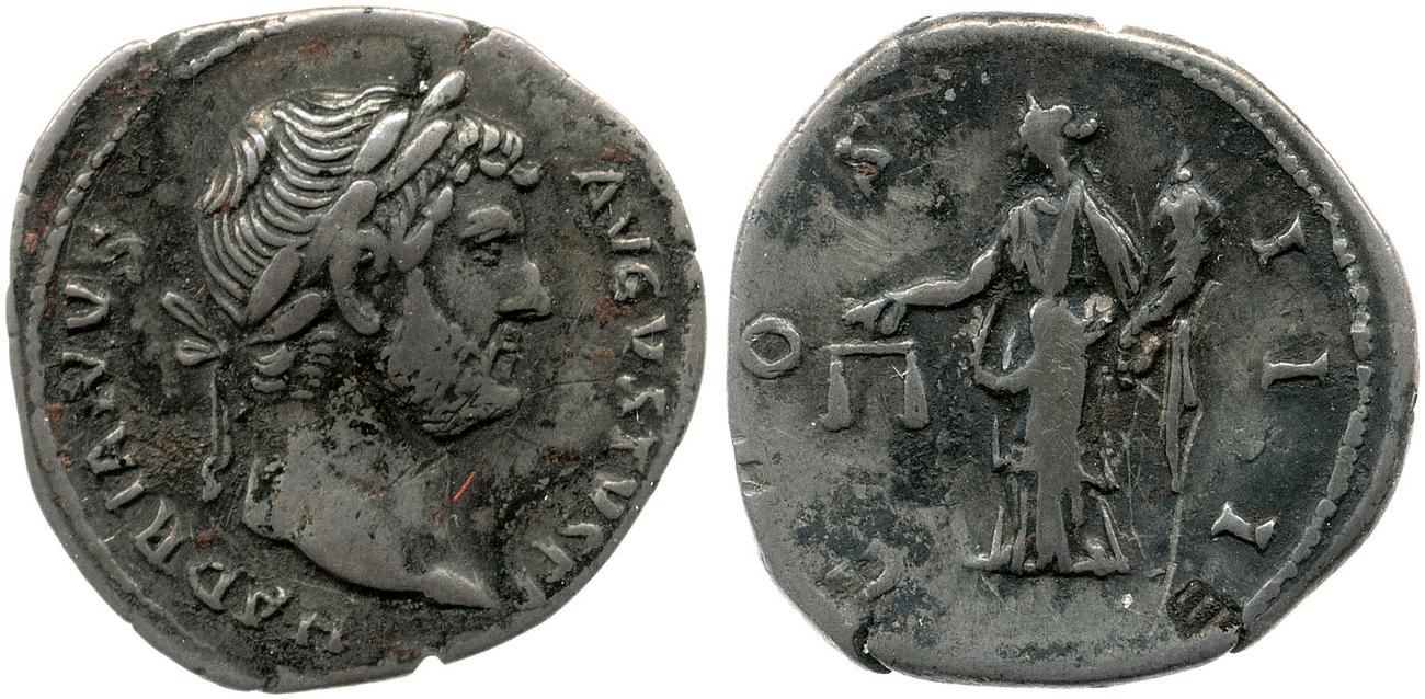 obverse RIC II, Part 3 (second edition) Hadrian 939