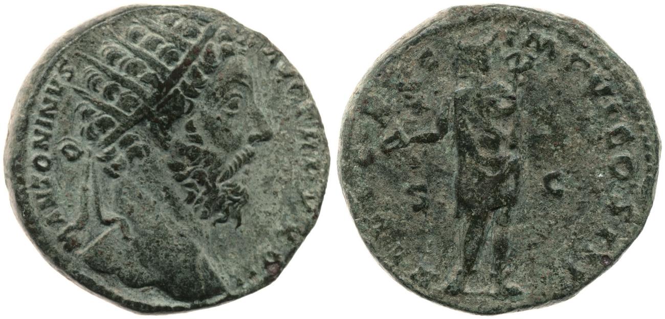 аверс RIC III Marcus Aurelius 1073