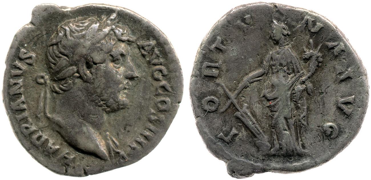 obverse RIC II, Part 3 (second edition) Hadrian 2334