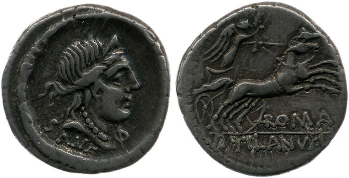 RRC 337/2c, реверс, bm