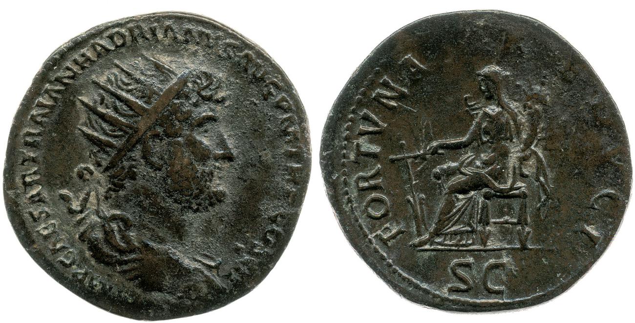 obverse RIC II, Part 3 (second edition) Hadrian 617