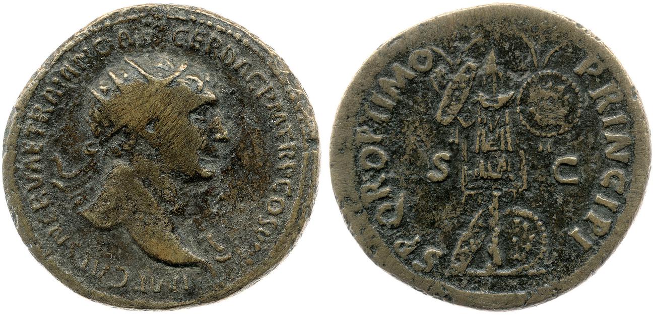 аверс RIC II Trajan 586