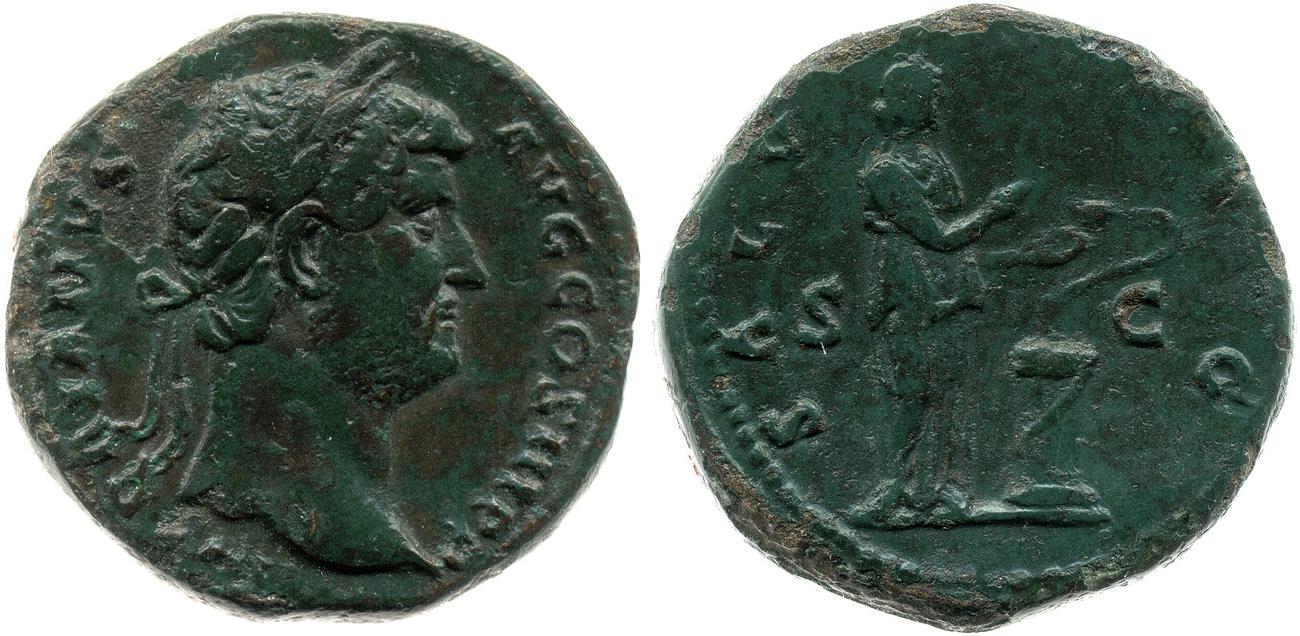 obverse RIC II, Part 3 (second edition) Hadrian 2170