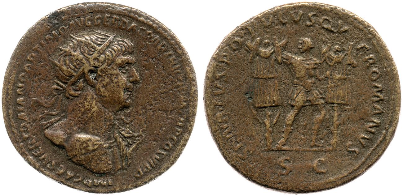 RIC II Trajan 676, аверс, bm
