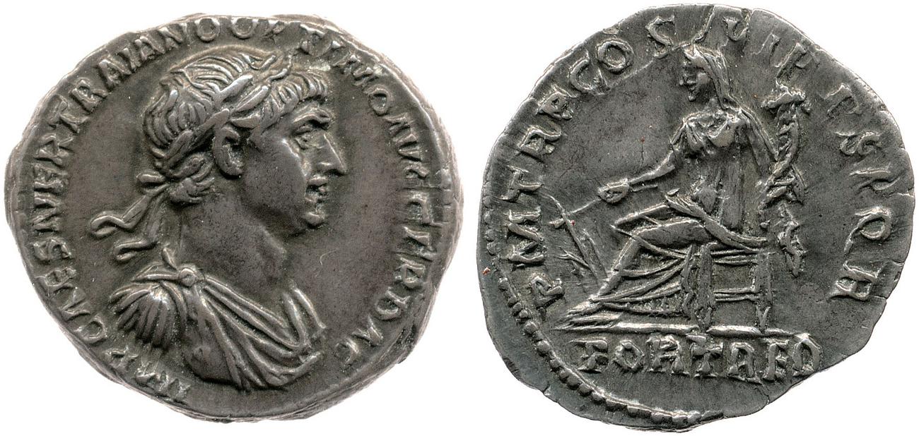 RIC II Trajan 319, аверс, bm