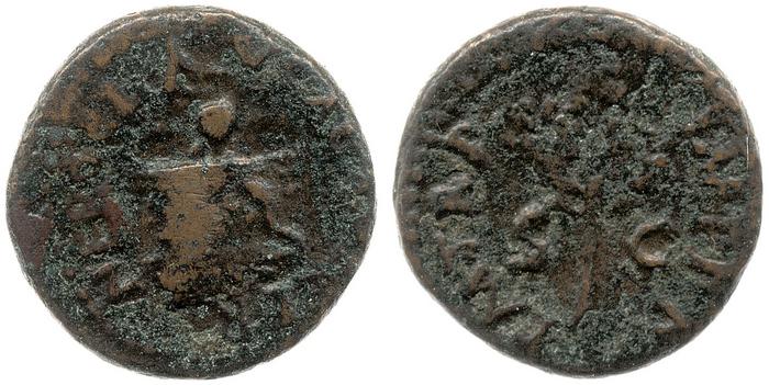 RIC I (second edition) Nero 319, реверс, bm