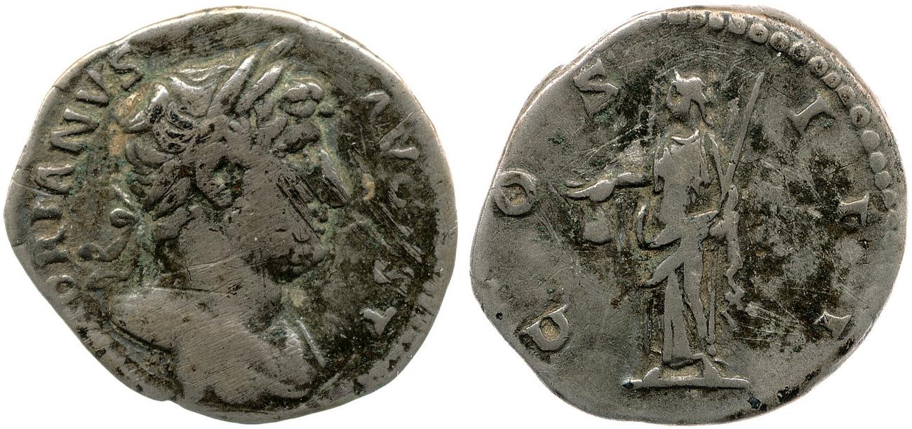 obverse RIC II, Part 3 (second edition) Hadrian 719