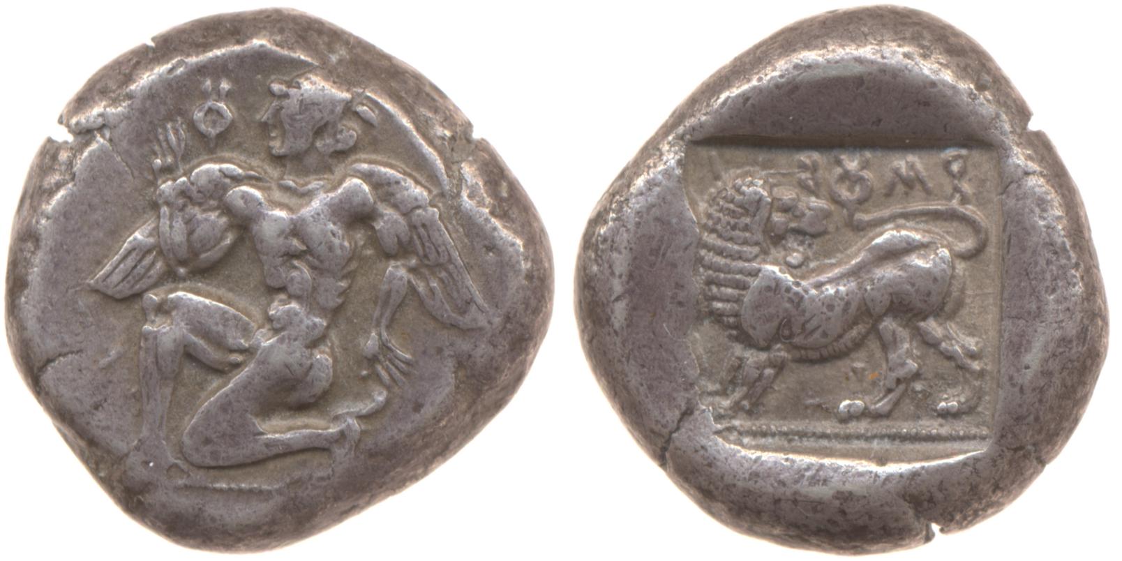 аверс Uncertain Carian mint B Konuk 2007 M33-6