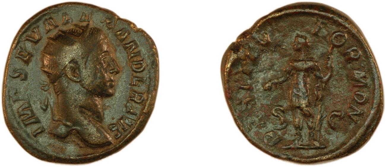 RIC IV Severus Alexander 601, аверс, Британский музей