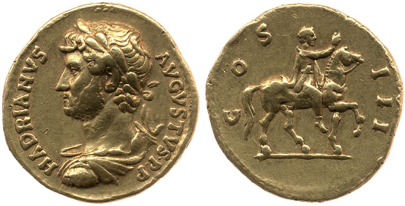obverse RIC II, Part 3 (second edition) Hadrian 932
