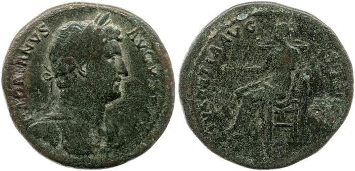 реверс RIC II, Part 3 (second edition) Hadrian 1223