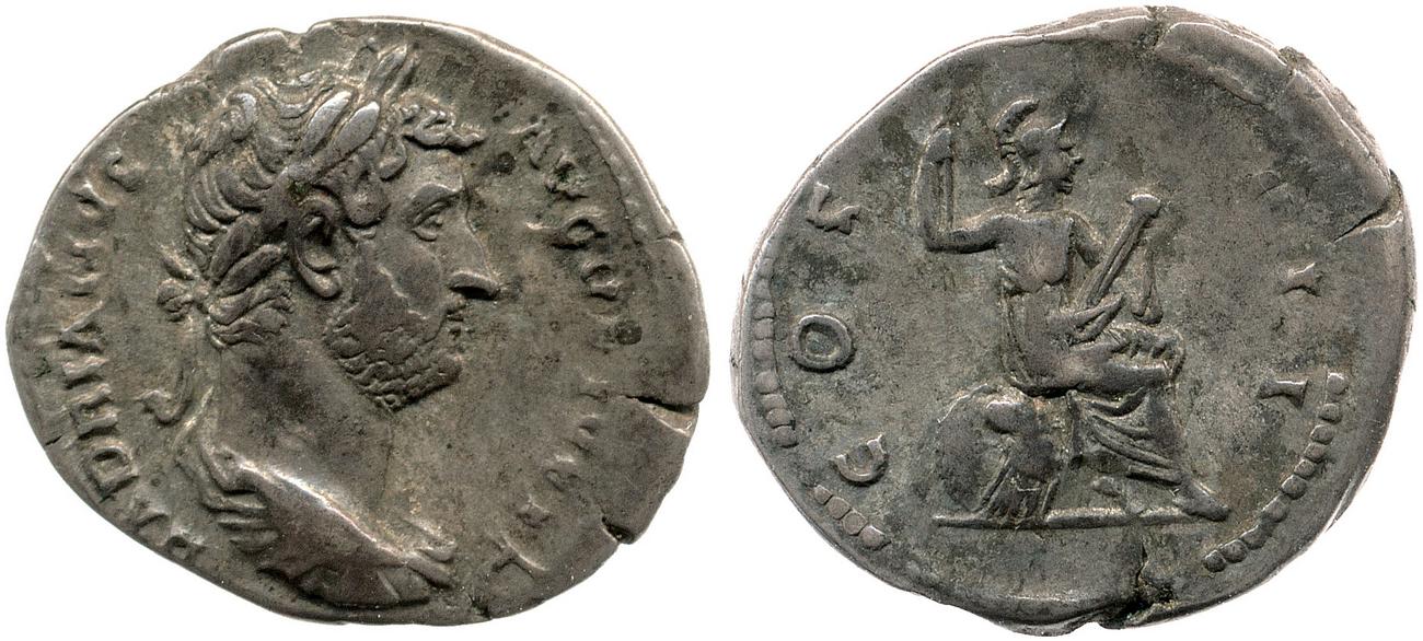 аверс RIC II, Part 3 (second edition) Hadrian 920