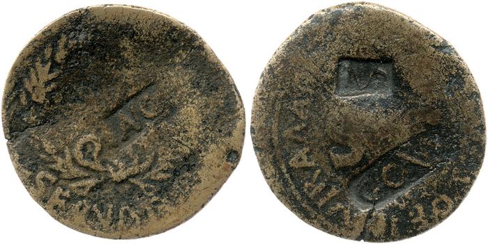 RIC I (second edition) Augustus 341, реверс, bm
