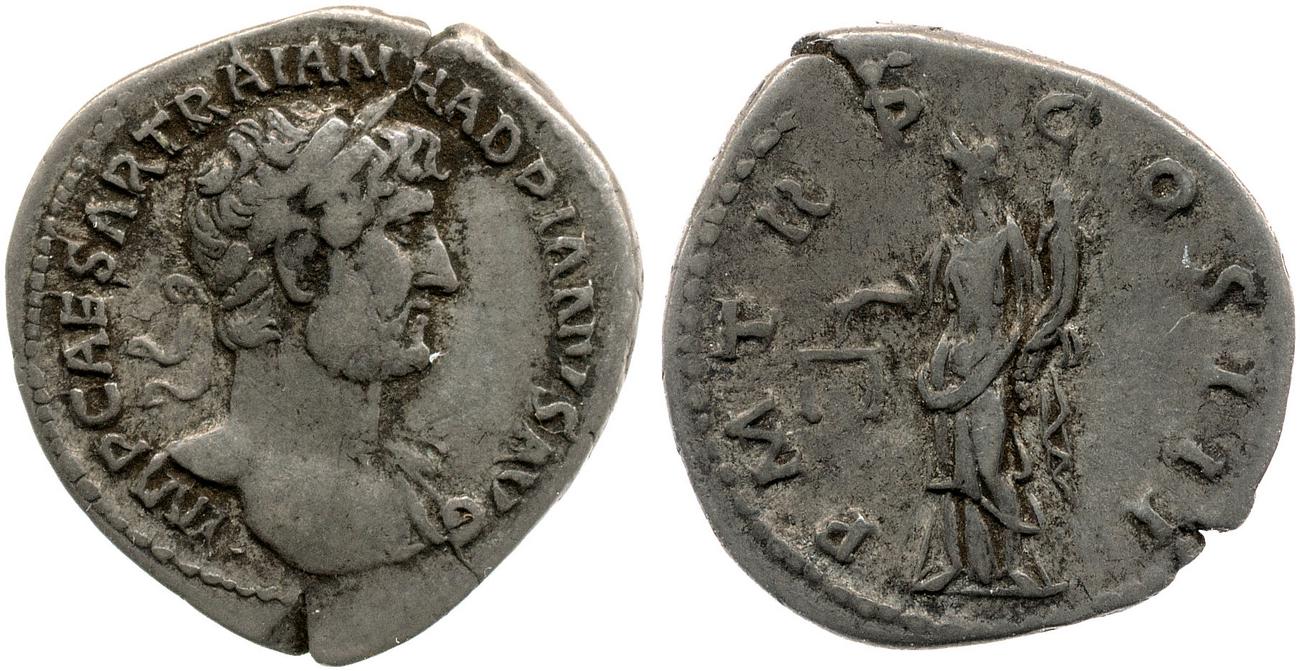 RIC II, Part 3 (second edition) Hadrian 387, аверс, Британский музей