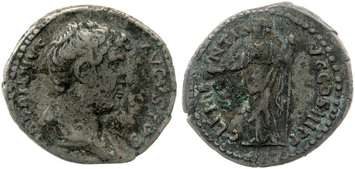 RIC II, Part 3 (second edition) Hadrian 1068, реверс, Британский музей