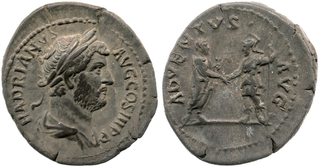 RIC II, Part 3 (second edition) Hadrian 1989, аверс, bm