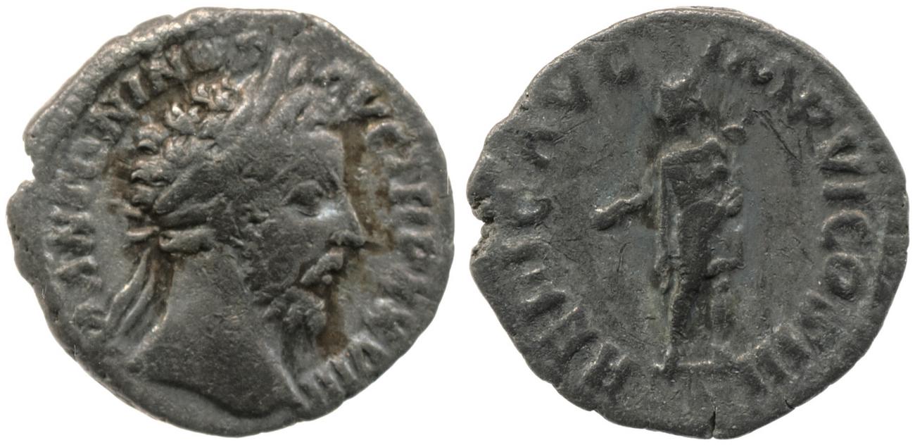 RIC III Marcus Aurelius 298, аверс, bm