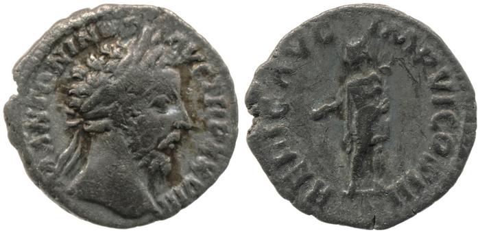 RIC III Marcus Aurelius 298, реверс, bm
