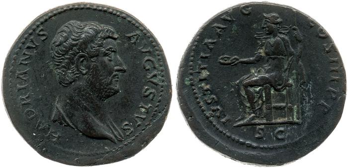 реверс RIC II, Part 3 (second edition) Hadrian 1232