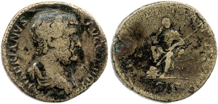 RIC II, Part 3 (second edition) Hadrian 1631, реверс, Британский музей