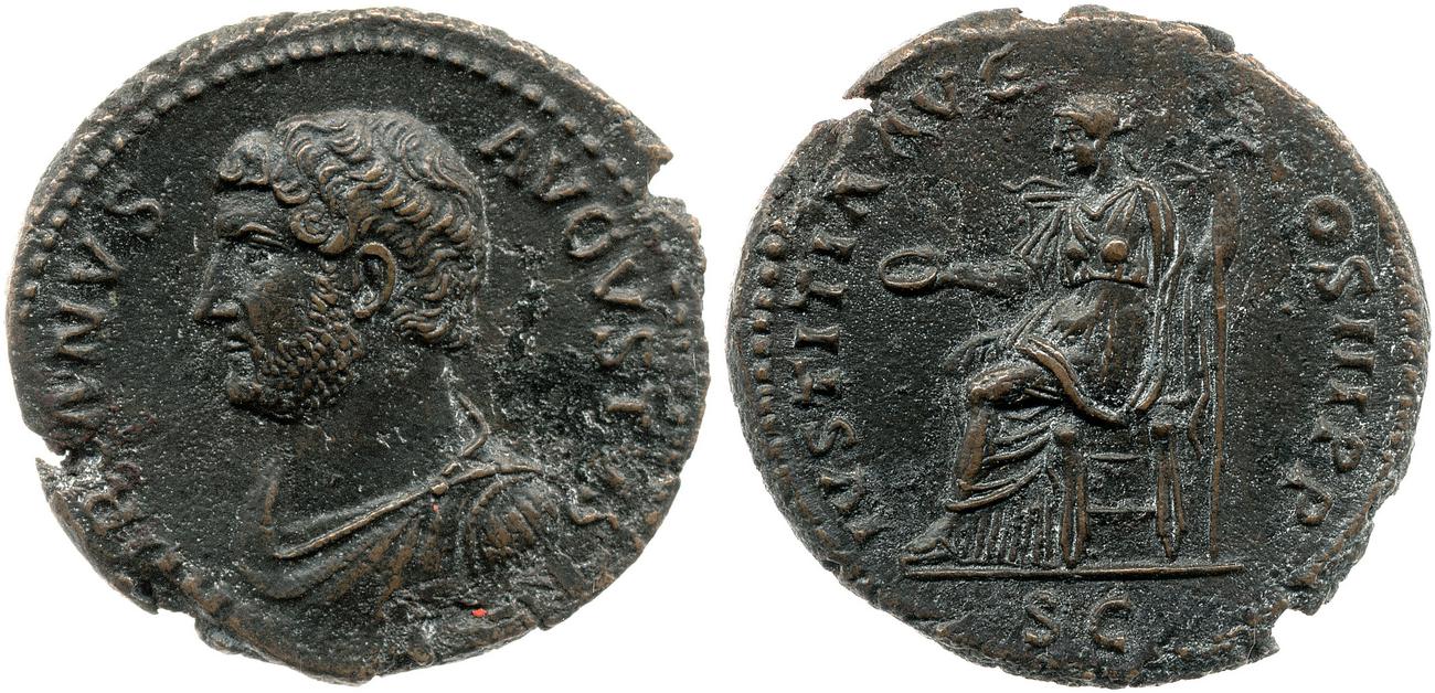 аверс RIC II, Part 3 (second edition) Hadrian 1239