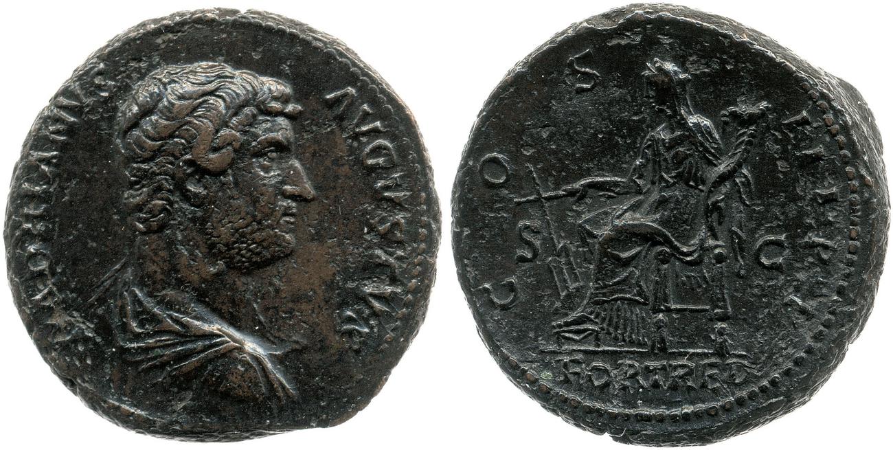 аверс RIC II, Part 3 (second edition) Hadrian 1352