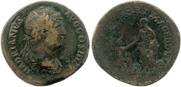 реверс RIC II, Part 3 (second edition) Hadrian 1886