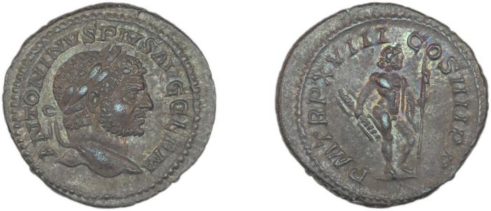 RIC IV Caracalla 258C, реверс, Британский музей