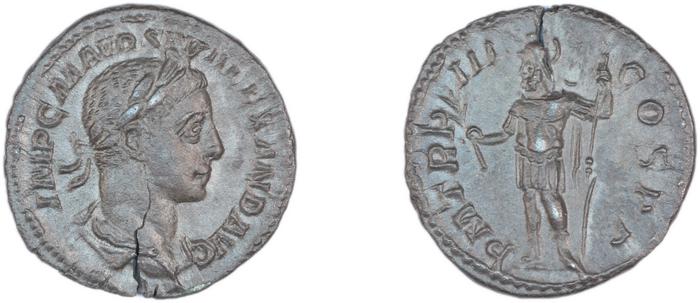 RIC IV Severus Alexander 37, реверс, Британский музей