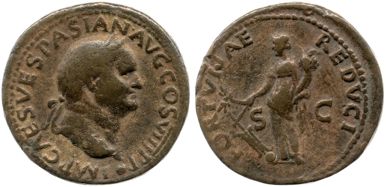 obverse RIC II, Part 1 (second edition) Vespasian 1217