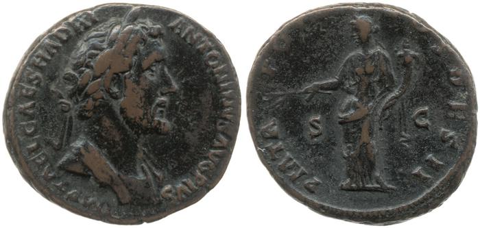 реверс RIC III Antoninus Pius 526B