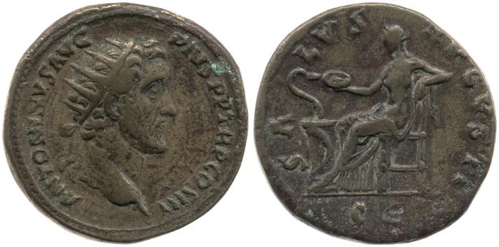 реверс RIC III Antoninus Pius 670