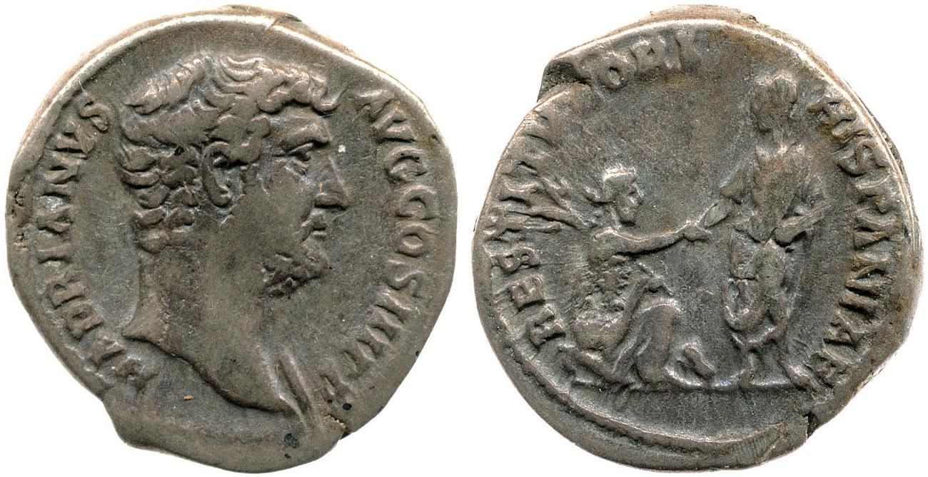 RIC II, Part 3 (second edition) Hadrian 1581, аверс, bm