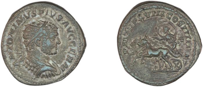 реверс RIC IV Caracalla 256B