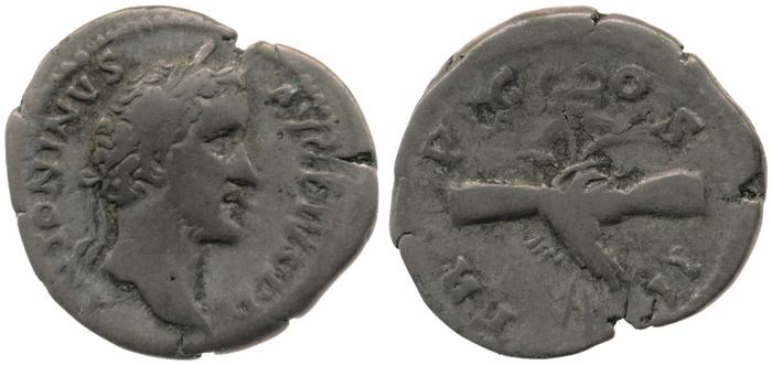 RIC III Antoninus Pius 43, реверс, Британский музей