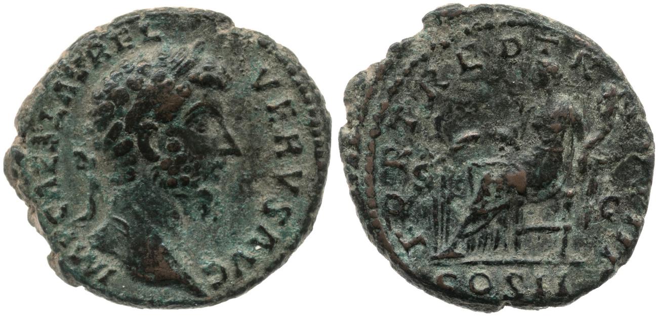 аверс RIC III Marcus Aurelius 1352