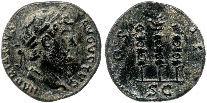 реверс RIC II, Part 3 (second edition) Hadrian 888