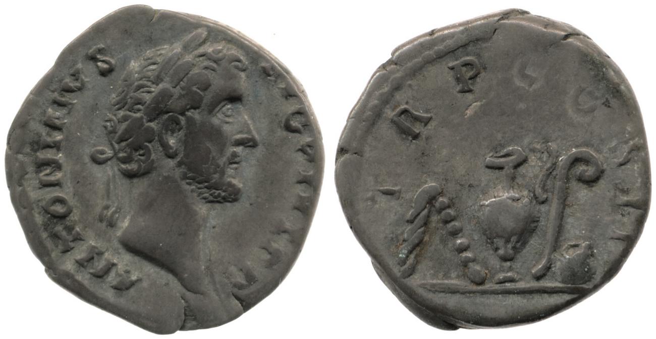 RIC III Antoninus Pius 45, аверс, Британский музей
