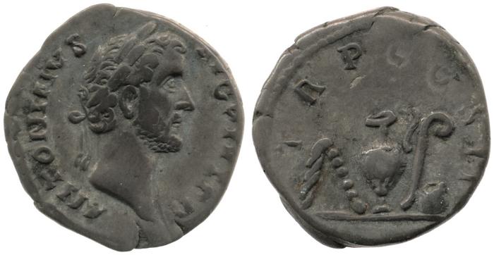 RIC III Antoninus Pius 45, реверс, Британский музей