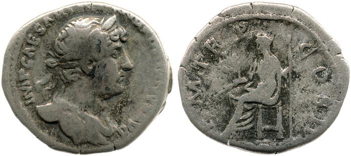 RIC II, Part 3 (second edition) Hadrian 367, реверс, Британский музей