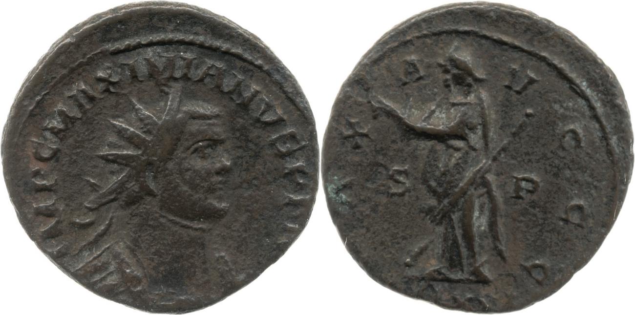 RIC V Carausius issuing for Diocletian/Maximian 34, аверс, bm
