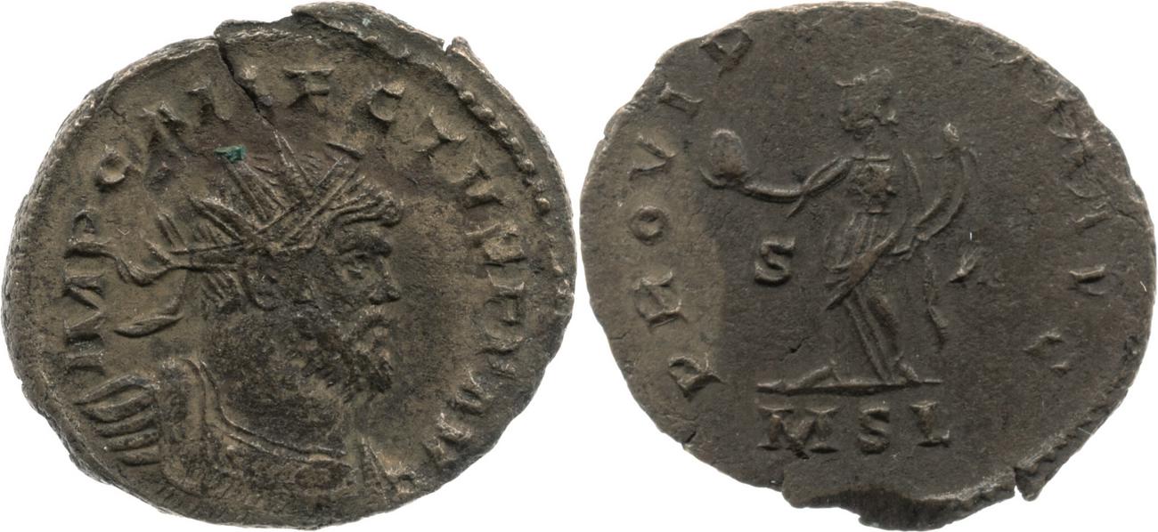 RIC V Allectus 36, аверс, bm